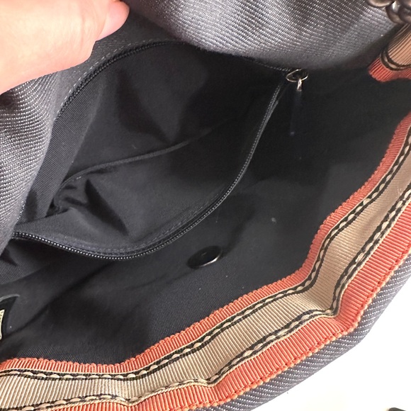 Chanel Blue Denim CC Flap Bag - Picture 6 of 7